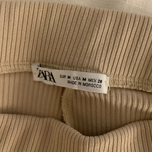 Zara Knit Ribbed Pants - Picture 4 of 4